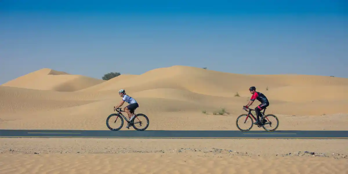 Cycling Across Iran Deserts