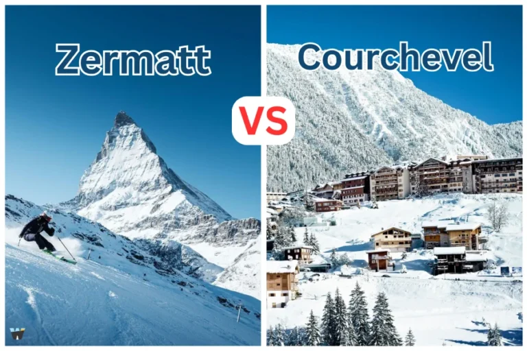 Zermatt VS Courchevel different